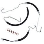 3pcs Power Steering Hose Set for Chevy Silverado GMC Sierra 2500 HD 3500 6.6L V8 Turbo DIESEL 2001-2006 15062625 15295841 15066553 - Image 8