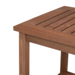 Square Wood Side Table Carbonized Color - Image 13