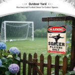 CIFbuy Soccer Theme Metal Decor Sign Birthday Party Gift (TikTok, temu pick-up service) - Image 7