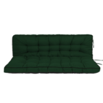 Outdoor Swing Cushions 70 Inch, Waterproof 4" Thick Porch Swing Cushion Replacement with Backrest and Ties, Comfortable 2-3 Seat Pation Swing Pad for Backyard, Garden, Lawn, Outdoor Furniture coffee - Image 8