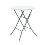 31" Round High-Top Folding Table, White(Shipment from Walmart)