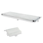 75"D x 25"W x 3"H Memory Foam Camping Mattress - Image 8