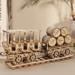 3D Wooden Puzzles Wine Truck Model Kits Brainteaser and Puzzle for Christmas Birthday Gifts - Image 5