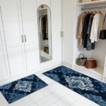 Three-piece kitchen rug set, non-slip and washable, abstract pattern kitchen hallway rug, soft and comfortable, suitable for sinks, floors, entrances, hallways and bathrooms. - Image 8