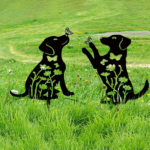 CIFbuy 2pcs Metal Dog Garden Decor: Adorable Puppy Silhouette Stakes. These Decorative Outdoor Yard Art Pieces, Ideal for Dog Lovers, Make Charming Garden De(TikTok/temu self-pickup orders) - Image 6
