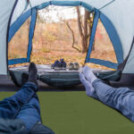 75"D x 30"W x 2.5"H sleeping mat for camping green - Image 6