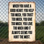 CIFbuy Sarcastic Retro Metal Sign With A Good Heart Funny Tin Sign Home Bathroom Bedroom Garden Man Cave Wall Art Best Friend Birthday Gift (TikTok, temu pick-up service) - Image 5