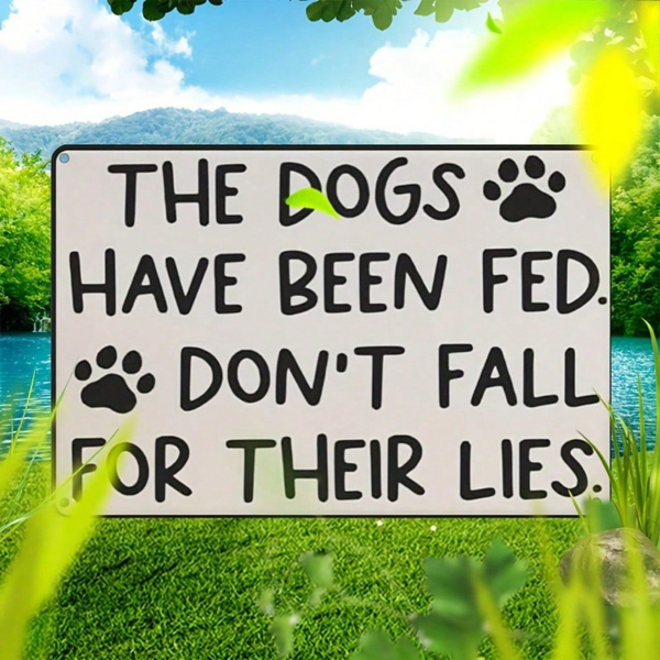 14d065f6-0dd2-4efd-aa73-f16c6a52fce1.png CIFbuy 1PC The Dogs Have Been Fed Aluminum Sign 8x12 Inch, 8x12 Inch, Waterproof Bend-Resistant UV Printed Pet Feeding Sign, Pet Feeding Sign, Rustic Farmhouse Wall Been Fed AikTok, Been Fed AikTok, nted Pet Feeding Sign Self-, ckup Logiopallnt - Image 1