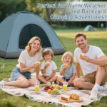 3-4 Person Camping Dome Tent Blue - Image 6
