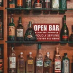 CIFbuy 2D Vintage Open Bar Aluminum Sign Rustic Red White Distressed Wall Decor for Home Bar Man Cave 8x12 Inches (TikTok, temu pick-up service) - Image 6
