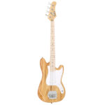 [Do Not Sell on Amazon] 4 String 30in Short Scale Thin Body GB Electric Bass Guitar with Bag Strap Connector Wrench Tool Burlywood - Image 17