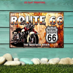 CIFbuy Vintage Metal Sign 12x8 Inch, Wall Art, Retro Classic Mother Road Tin Plaque, Tin Plaque, 2D Flat Garage Decor 12x8 IncikTok, 12x8 IncikTok, Tin Plaque Self-alckup Logiopor - Image 2