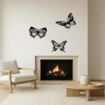 CIFbuy™ Graceful Insect Metal Wall Accents 3 pcs Featuring Black Dragonfly Hummingbird Butterfly Designs Delicate Hanging Wall Decoration for Gardens (TikTok/temu self-pickup orders) - Image 5