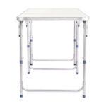 180 x 60 x 70cm Aluminum Alloy Folding Table White - Image 15