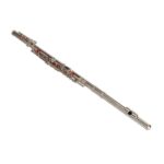 Nickel Plated C Closed Hole Concert Band Flute with E Key - Image 10