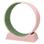 80*34*86CM Pink PP track connector assembly, circular design with green carpet + 1 cat teaser stick, 15kg cat treadmill - Image 13