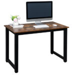 [Old code:20660718]110cm Decent High Strength Wooden Computer Desk Oak - Image 9