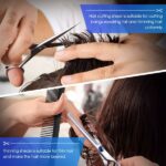 Hair Cutting Scissors Set, 6 Inch Hairdressing Thinning Shears for Hair Cutting for Women, Men, Kids - Silver - Image 5