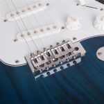 Rosewood Fingerboard Electric Guitar Blue - Image 10