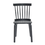 Windsor Dining Chairs Set of 2,Wood Farmhouse Spindle Back, Widen Seat, Mid-Century Modern French Country Style, for Living Room Restaurant, Black - Image 9