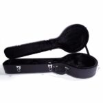 Replace 48950444 5-String 6-String Microgroove Pattern Leather Wood Banjos Case Black