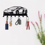 CIFbuy Alluring 1pc Metal Key Holder for Wall. The 7 - Hook, Black, Wall - Mounted Organizer is a Gorgeous Addition to Your Front Entryway. It Serves as a De(TikTok/temu self-pickup orders) - Image 11
