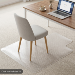 90 x 120 x 0.2cm PVC Home-use Protective Mat for Floor Chair Transparent - Image 6