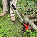 Cordless Wheeled Grass Trimmer - 800W Pure Copper Motor (15000RPM), 2x21V 3000mAh Batteries , 3 Blades (Plastic/Saw/Stainless Steel) & Height-Adjustable Wheels - Image 11