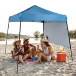 1.8*1.8m Beveled Oxford Cloth Black Plastic Sprayed Iron Pipe With One Side Cloth Backpack Storage Bag Folding Shed Sky Blue - Image 16