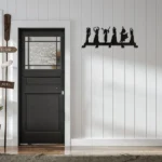 CIFbuy Dance Design Metal Wall Rack Women's Clothing Key Storage Decor (TikTok, temu pick-up service) - Image 2