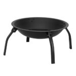 22" Four - legged Folding Iron Brazier Wood Burning Fire Pit Decoration for Backyard Poolside - Image 16