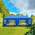 Same Code 46477147 10'x20' Outdoor Party Tent with 6 Removable Sidewalls, Waterproof Canopy Patio Wedding Gazebo, Blue - Image 16