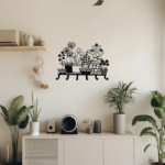 CIFbuy™ 6-Hook Vase Design Key Coat Rack Wall Mounted Home Storage Decor (TikTok, temu pick-up service) - Image 6