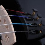 New 3/4 Acoustic Violin Case Bow Rosin Black - Image 15