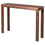 46 inch Pinewood Entryway Table, Console Table Entrance Table, Narrow Sofa Table for Living Room Entryway Hallway, Walnut - Image 13