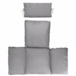 Egg Chair Cushion Hanging Basket Seat Cushion,Thicken Soft Egg Swing Chair Pad,Hanging Egg Chair Cushion with Headrest - Image 2