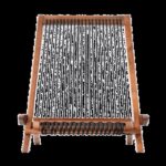 folding roping wood chair - Image 7