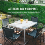 12 Pcs 24x16inch Artificial Grass Wall Panels, Decorative Boxwood Grass Backdrop for Outdoor Garden Fence - Image 12