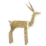 3.6FT Motorized Reindeer with Shaking Head, Outdoor Christmas Decorations with Motor & 120 Warm White LED Lights, for Xmas Outdoor Holiday Indoor Decor Lighted Holiday Displays - Image 15
