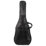 Rosewood Fingerboard Electric Guitar Black w/ White - Image 12