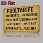 CIFbuy 1PC Vintage German Style Pool Rules Tin Sign, Rustic Waterproof Rustproof Metal Poster, Funny Nostalgic Welcome Wall Art Decor TikTok, TikTok, f Metal Poster Self-pickup Logiopics - Image 8