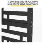 Metal Garden Bed with Trellis, 70 Inch Height Metal Planter Box with Trellis, Garden Box for Climbing Plants Vegetable, Metal Garden Bed with Drainage Holes - Image 11