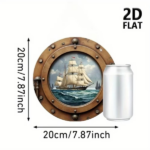 CIFbuy Nautical Sailboat Wall Art Vintage Coastal Decor for Home TikTok, temu pick-up service - Image 3