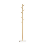 Clothing Rack, Golden Metal Freestanding Heavy Duty Clothes Rack with Marble Base, Multipurpose Garment Hanger for Bedroom, Hat, Scarf, Jacket