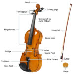Do Not Sell on AmazonFull Size 4/4 Violin Set for Adults Beginners Students with Hard Case,Violin Bow,Shoulder Rest,Rosin,Extra Strings and Sordine - Image 8