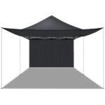 10x10FT pop up Canopy Tent with 2 sidewalls, Outdoor Canopy Tent for Parties - Image 7