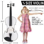 Do Not Sell on AmazonFull Size 4/4 Violin Set for Adults Beginners Students with Hard Case,Violin Bow,Shoulder Rest,Rosin,Extra Strings and Sordine - Image 10