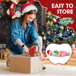 5.9 FT Lighted Christmas Inflatable Decoration, Inflatable Hawaii Santa Claus Outdoor Decoration, Funny Blow Up Yard Decorations with Built-in LED Lights for Holiday Party Front Yard Lawn Garden Decor - Image 9