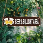 CIFbuy Farmhouse Wooden Sign Beer And Blather Zone Wall Decor For Park Community Farmhouse Home Commercial (TikTok, temu pick-up service) - Image 4