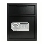 Commercial Safe with Drop Slot for Cash Deposits, Multi-Scene Safe for Office, Household & Commercial Use, Equipped with Password Lock, Emergency Override Keys and Intelligent Anti-Theft Alarm System - Image 4